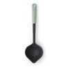 Brabantia 122729 Tasty+ Soup Ladle Plus Scraper, Jade Green