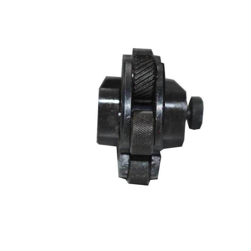 Herramienta de moleteado de cabeza giratoria de 6 moleteos para