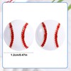 Mikovivi Baseball Earrings, 0.47in Exquisite Alloy Baseball Jewelry for Women