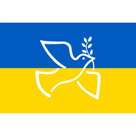 Ukrainian Ukrainian Flag 5ft x 3ft Ukrainian Flag