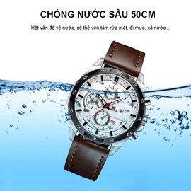 Leisure Fashion Glass Men Quartz Watch
