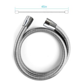 CWM 45 Inch Stainless Steel Hose for Commercial Kitchen Sink Faucets Flexible Hose Replacement