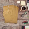 Frienda 4 Sizes Clasp Envelopes Kraft Paper Catalog Clasp Envelope