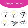 Eyebrow Ruler Eyebrow Measuring Ruler Makeup Symmetrical Measuring Guide for