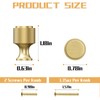 TKWINKT 4 Pack Gold Cabinet Knobs Zinc Alloy Dresser Knobs