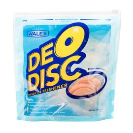 Walex Deo-Disc Portable Air Freshener Discs - Effortless Odor Control for RV, Marine, Car, Portable Toilets & More, Long-Lasting Freshness, Odor Eliminator, Easy to Use, Resealable Pack