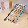 5PCS 304 Stainless Steel Craft Spoons Set for DIY Scrapbooking