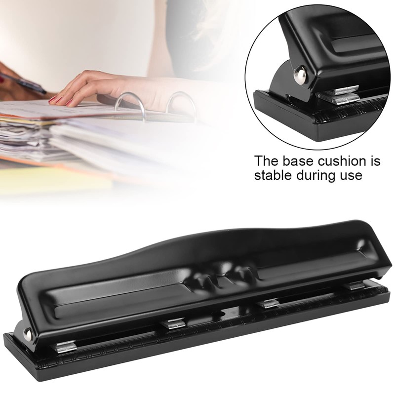 4 Hole Paper Punch Puncher, 999D Adjustable Hole Punch 10