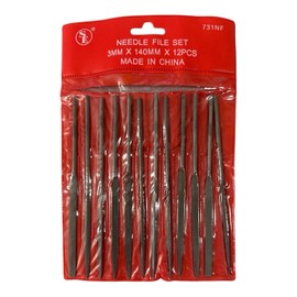 sona enterprise SE 12pc Needle File Set 3mm x 14mm in pouch ~ 731NF