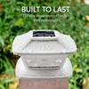 Davinci Lighting Flexfit Solar Outdoor Post Cap Lights - Includes