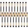 30 Pcs Double Head Eyeshadow Brushes for Women， Dual Sides