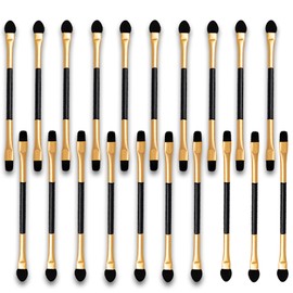 30 Pcs Double Head Eyeshadow Brushes for Women， Dual Sides Eyeshadow Eye Makeup Sponge Applicators