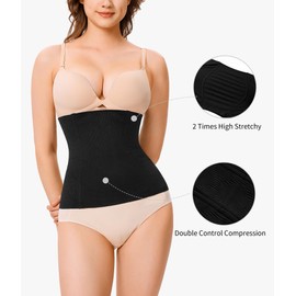 Nebility 2 Pack Waist Trainer for Women Waist Cincher Tummy Control Shapewear for Women Waist Corset Shapewear