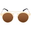 Edge I-Wear Retro Inspired P3 Style Cross Bar Sunnies w/Flat