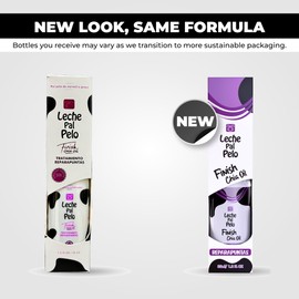 Leche Pal Pelo Chia Oil Split End Repair Treatment - Frizz Control, Non-Greasy Formula with Omega 3, Abyssinia, and Pro-V B-5 (1.2 fl.oz.)