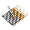 CYSFETENA Pack of 10 3.175 x 0.6 mm End Mills