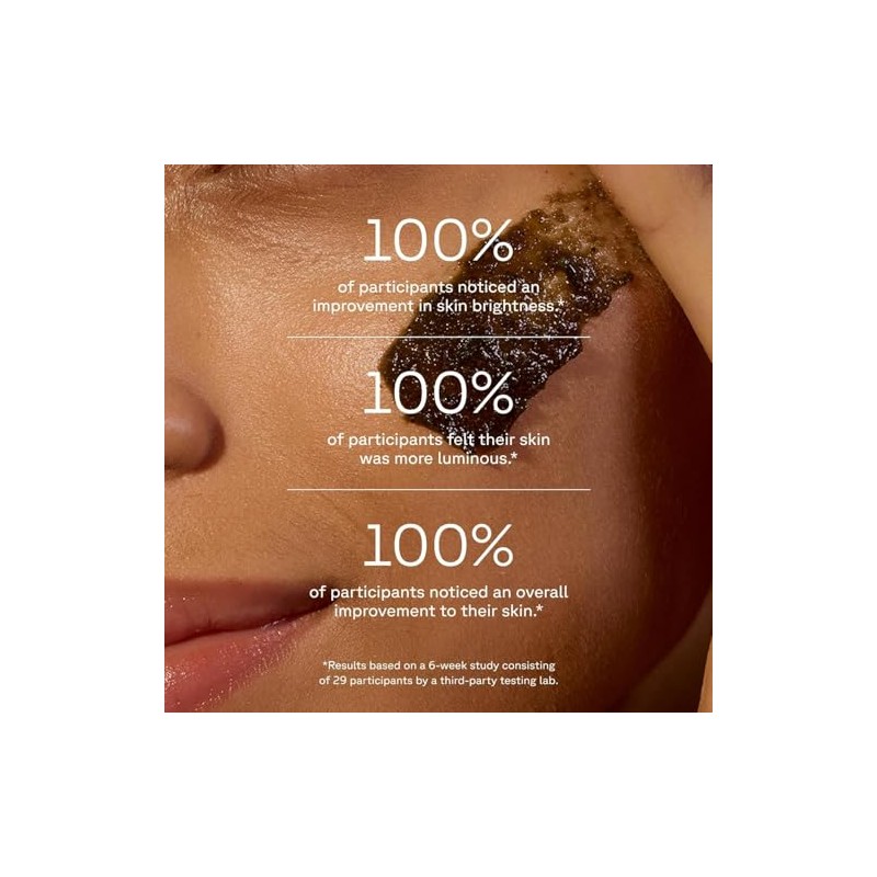 Acure Exfoliante Facial Iluminador Arcilla Verde Alga Marina Iguala Tono