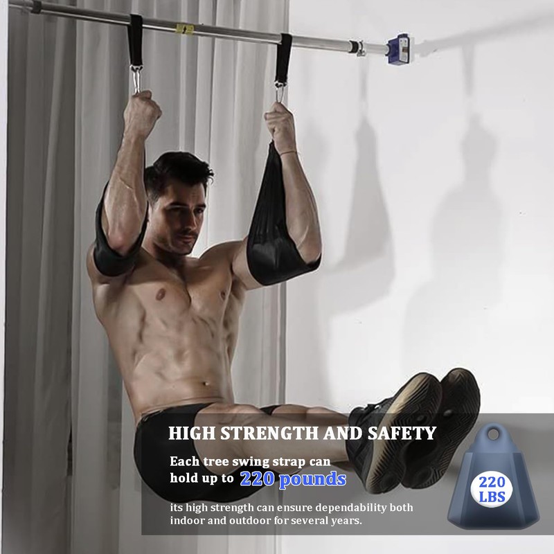 Favuit Fitness Hanging Straps, Cable Pulley Straps Weight Pulley System
