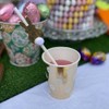 8 Gold and White Daisy Paper Cups, Girls Flower Party