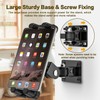 JUBOR Tablet Wall Mount -360°Adjustable Tablet Wall Holder for All