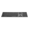 Bluetooth Keyboard with Numeric Keypad Skid Resistance Pads 110 Keys