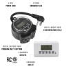 Clear Power CP Grounded Outlet EZ Digital Timer & 2