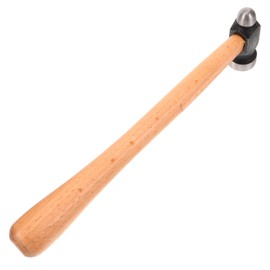 Housoutil Wooden Handle Installation Hammer Round Head Woodworking Mallet for and Diy Projects Lightweight and Comfortable Grip for Woodworking Tasks