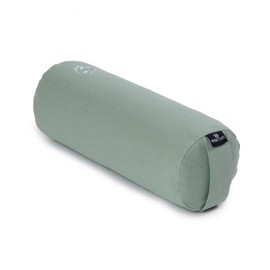 Yoga Studio Kapok Mini Organic Lightweight Bolster Bolster Pillow Perfect for Yoga and Back Stretching 32 x 12 cm Sage Green