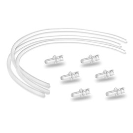 Milk Hose Set Suitable for Many Jura Fully Automatic Coffee Machines - with 3x Hoses and 6x Adapters