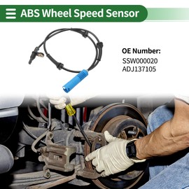 Partuto ABS Wheel Speed Sensor ABS Sensor Set No.SSW000020/ADJ137105 for Land Rover Freelander V6 2.5L Sport Utility 1 Pcs Left Rear Right Rear