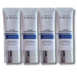 Dominas Pigment Toning Sunscreen 40ml x 4 / 도미나스 피그먼트 토닝 선스크린 40ml 4개