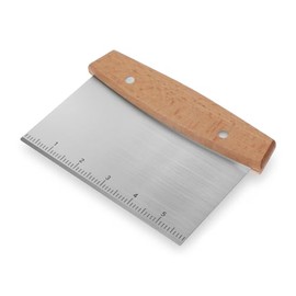 Rascador de banco de acero inoxidable, rascador de banco resistente, cortador de cocina y masa, herramienta de cocina multiusos de 8 pulgadas para hor