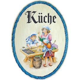 Kaltner Präsente Gift idea – decorative door sign in antique design decorative item kitchen (18 x 13 cm)