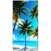 YISUMEI Blue Sea Coconut Tree Beach Towels for Adults Extra