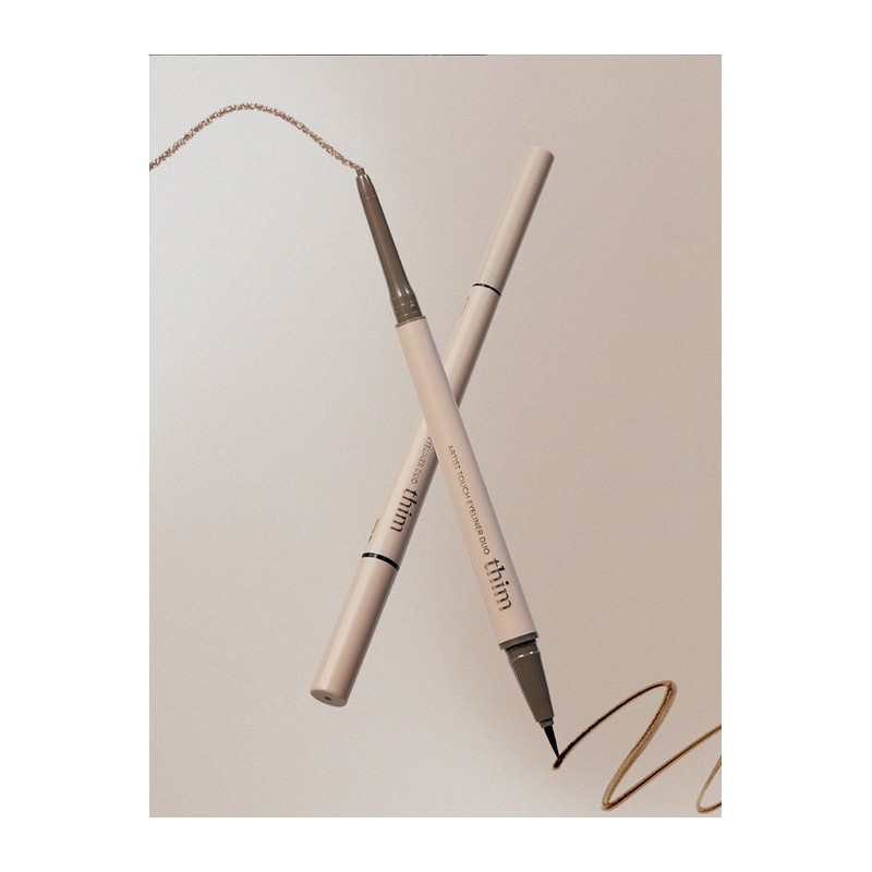 Them Artist Touch Eyeliner Duo [Pencil] 0.12g [Liquid] 0.22g /