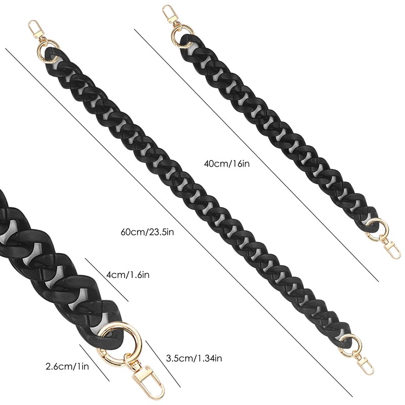 findTop 2 PCS Correa de cadena plana grande, correa de