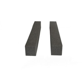 Mybecca (2 PACK) 3 x 3 x 24 Inches Acoustic Wedge Studio Soundproofing Foam Corner Block Finish Corner Wall in Studios or Home Theater - Color: Charcoal