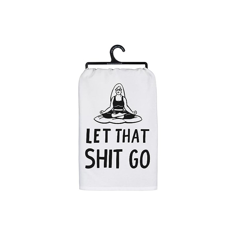 Primitives by Kathy Decorative Kitchen Towel - Let That Go,