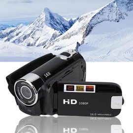 Camcorders Full HD, 270° Rotation 16X High Definition Digital Camcorder Video DV Camera, 2.4inch LCD Screen DV Camcorders with Audio and Built in Loudspeaker (US Plug)