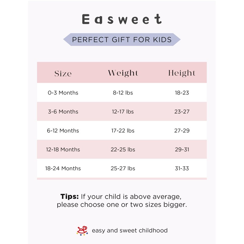 EASWEET Baby Girl 3-Pack Sleeveless and Camisole Bodysuit Bamboo Viscose