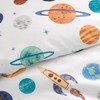 Happy Linen Company Girls Boys Kids Cosmic Planets White Toddler