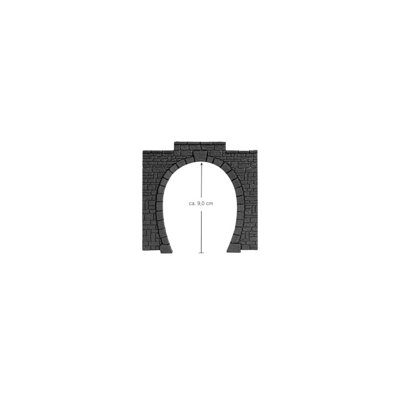 Ancora Tunnel Portal, a 1 corsia H0 (2 st)