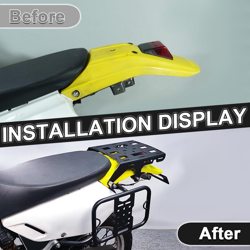 Xitomer Luggage Rack Fit for DR650 1996-2025 DR650 Motorcycle Rear