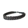 BOBIYA 2 Strands Synthetic Hair Braided Headband Classic Chunky Braided