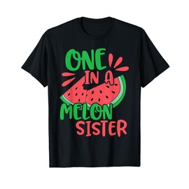 Cute One In A Melon Sister Watermelon T-Shirt