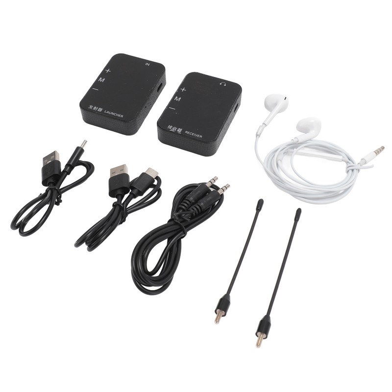 Wireless Ear Monitoring System 2.4G Stereo 164ft Auto Pairing Transmitter