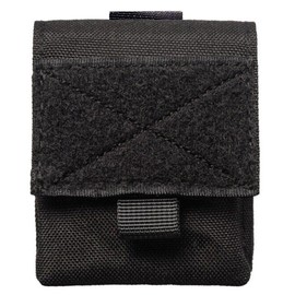 Small MOLLE Pouch Waist Pack Bag EDC Organiser Medic Admin Tool Bag Airsoft Military Army Utility Belt Backpack Vest Pouch Camo MTP (Black)