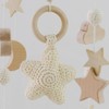 Playtastic Cot Toy Baby Mobile with Stars Wooden Bed Toy