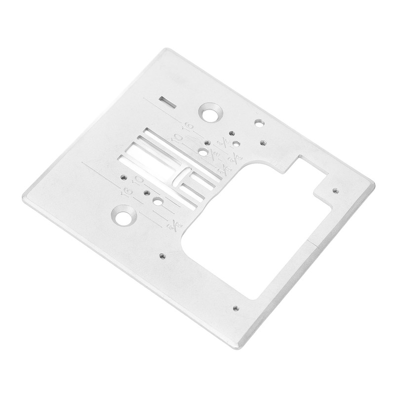 Sewing Machine Needle Plate 7.6x8.4cm Steel Needle Throat Plate for
