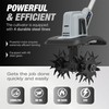 Dapper Supply 20V Cordless Tiller Cultivator, 360RPM Electric Garden Tiller